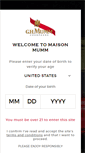 Mobile Screenshot of mumm.com